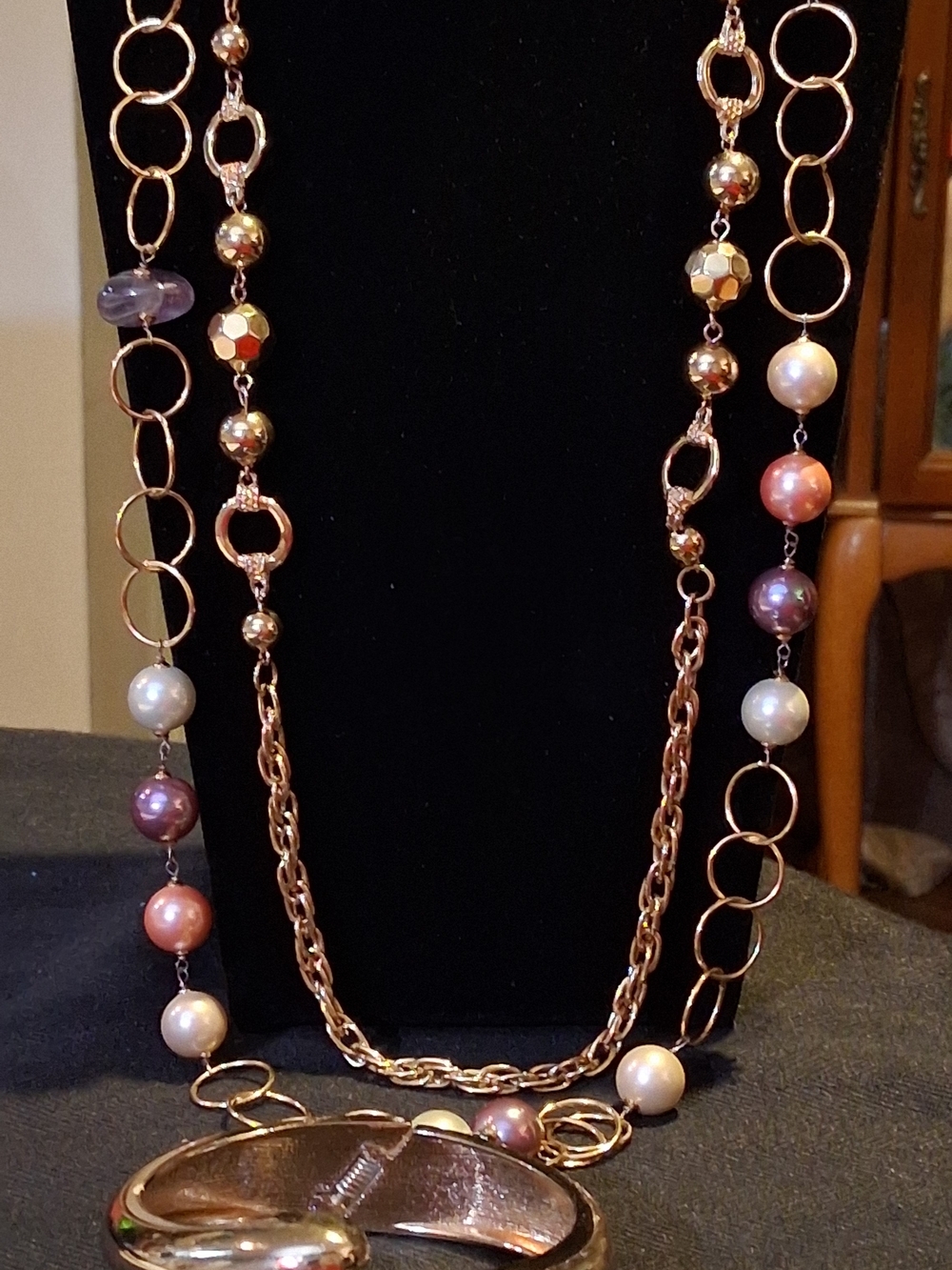 Beautiful vintage 3-piece fashion jewelry statement Set
